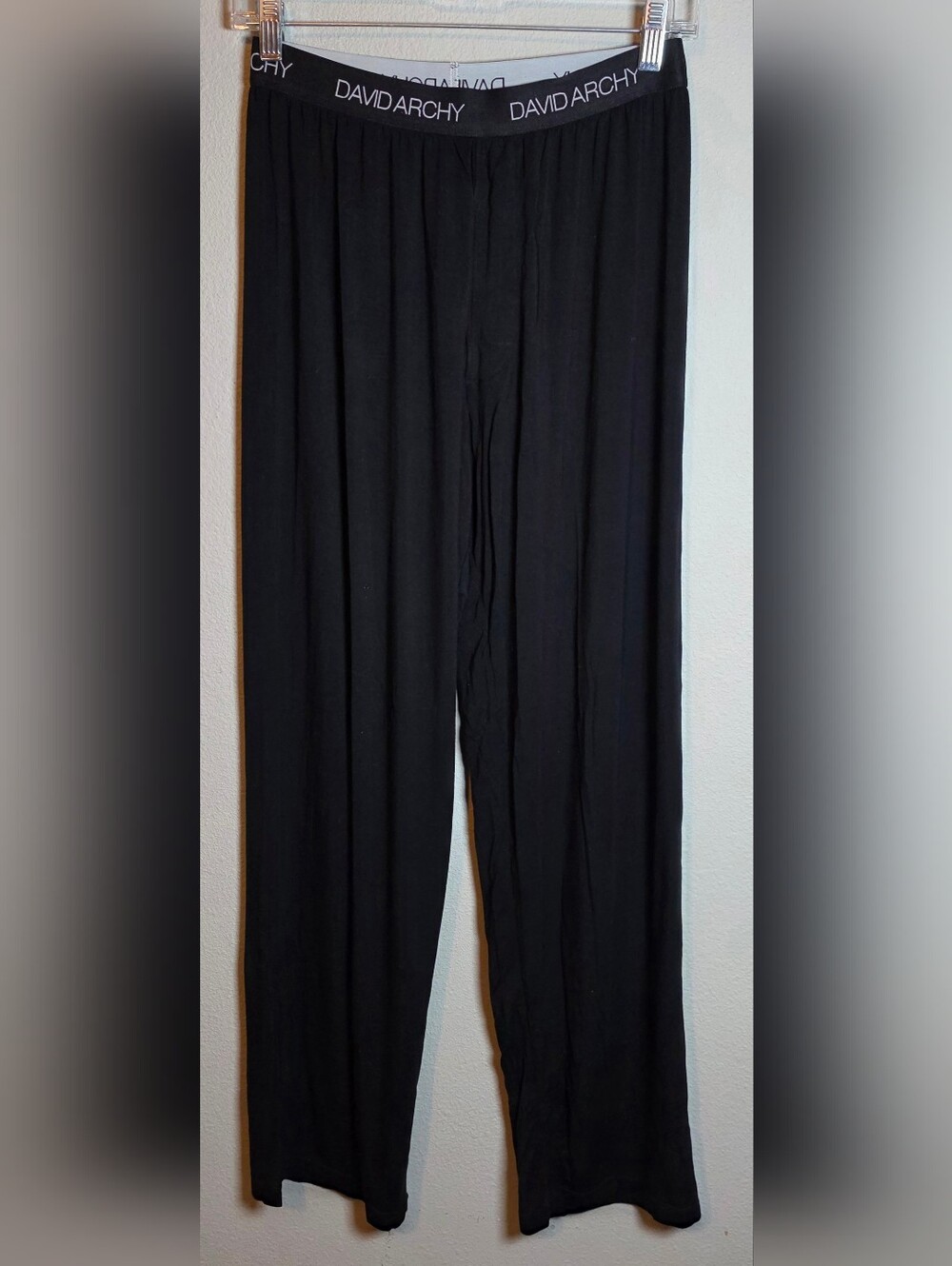 ​David Archy Mens Size S Pajama Lounge Pants 2 Pairs Rayon From Bamboo Soft